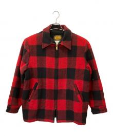 WOOLRICH（ウールリッチ）の古着「ウールジャケット」｜ブラック×レッド