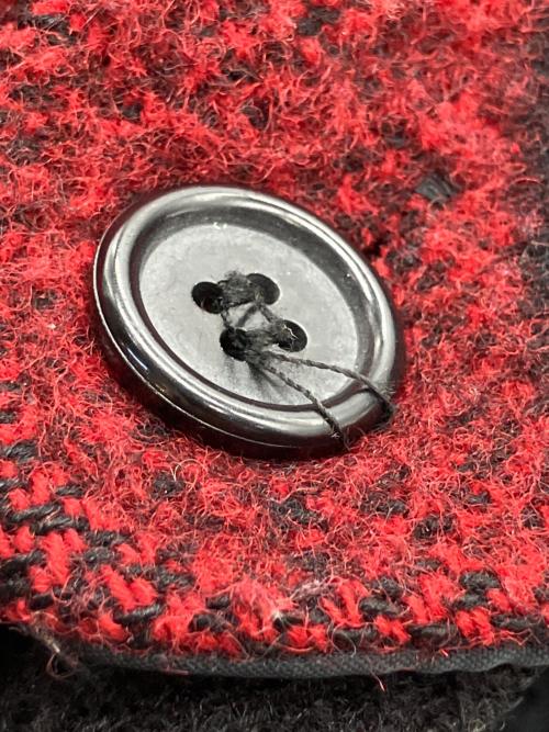 WOOLRICH（ウールリッチ）WOOLRICH (ウールリッチ) ウールジャケット ブラック×レッド サイズ:Lの古着・服飾アイテム