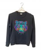 KENZOケンゾー）の古着「クラシックタイガー刺繍スウェット」｜ブラック