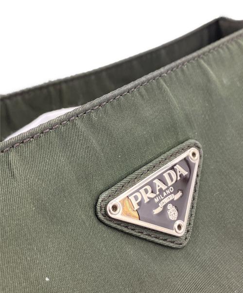 PRADA（プラダ）PRADA (プラダ) ナイロントートバッグ グリーンの古着・服飾アイテム