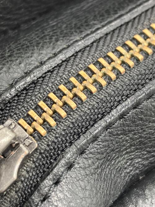 BURBERRY BLACK LABEL（バーバリーブラックレーベル）BURBERRY BLACK LABEL (バーバリーブラックレーベル) レザーショルダーバッグ ブラックの古着・服飾アイテム
