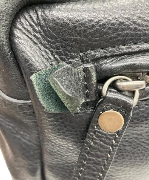 BURBERRY BLACK LABEL（バーバリーブラックレーベル）BURBERRY BLACK LABEL (バーバリーブラックレーベル) レザーショルダーバッグ ブラックの古着・服飾アイテム