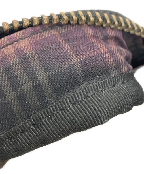 BURBERRY BLACK LABEL（バーバリーブラックレーベル）BURBERRY BLACK LABEL (バーバリーブラックレーベル) レザーショルダーバッグ ブラックの古着・服飾アイテム