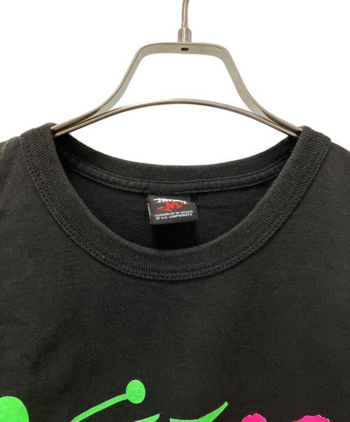 stussy（ステューシー）stussy (ステューシー) 長袖カットソー　Multi Logo ブラック サイズ:Mの古着・服飾アイテム