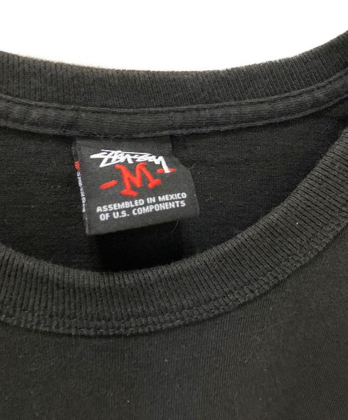 stussy（ステューシー）stussy (ステューシー) 長袖カットソー　Multi Logo ブラック サイズ:Mの古着・服飾アイテム