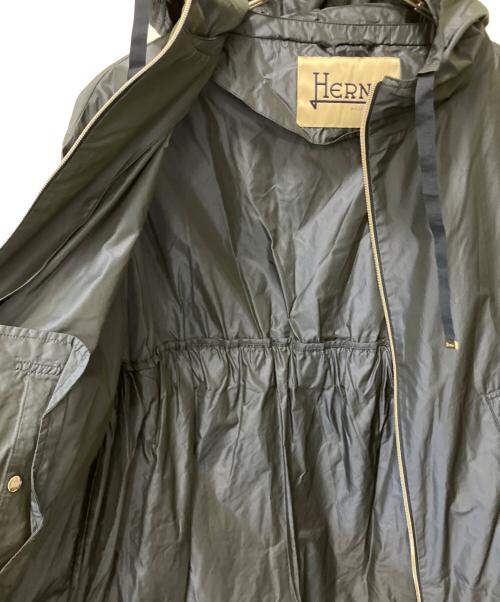 HERNO（ヘルノ）HERNO (ヘルノ) 撥水ロングコート ネイビー サイズ:42の古着・服飾アイテム
