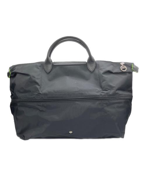 LONGCHAMP（ロンシャン）LONGCHAMP (ロンシャン) ル プリアージュ グリーン トラベルバッグ ブラックの古着・服飾アイテム