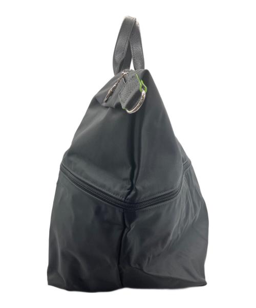 LONGCHAMP（ロンシャン）LONGCHAMP (ロンシャン) ル プリアージュ グリーン トラベルバッグ ブラックの古着・服飾アイテム