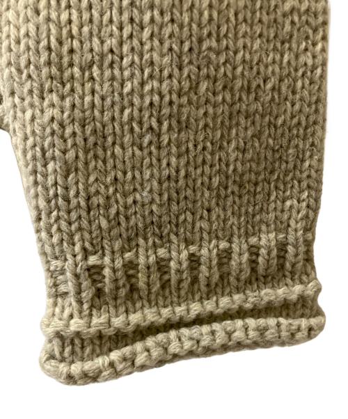 Acne studios（アクネ ストゥディオズ）Acne studios (アクネ ストゥディオズ) Sirus Icelandic Sweater ライトグレー×ブラック サイズ:XSの古着・服飾アイテム