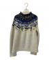 Acne studios (アクネ ストゥディオズ) Sirus Icelandic Sweater ライトグレー×ブラック サイズ:XS：8000円