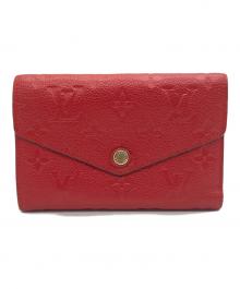 LOUIS VUITTON（ルイ ヴィトン）の古着「ポルトフォイユ・キュリユーズ」｜レッド