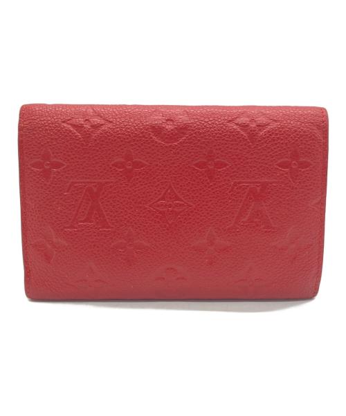 LOUIS VUITTON（ルイ ヴィトン）LOUIS VUITTON (ルイ ヴィトン) ポルトフォイユ・キュリユーズ レッドの古着・服飾アイテム