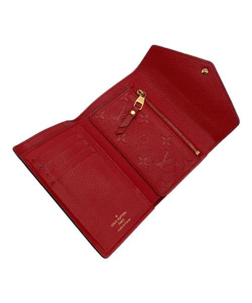 LOUIS VUITTON（ルイ ヴィトン）LOUIS VUITTON (ルイ ヴィトン) ポルトフォイユ・キュリユーズ レッドの古着・服飾アイテム