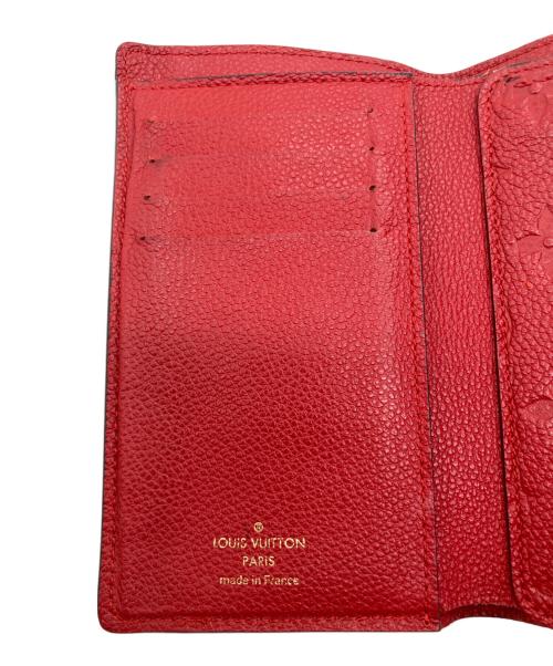 LOUIS VUITTON（ルイ ヴィトン）LOUIS VUITTON (ルイ ヴィトン) ポルトフォイユ・キュリユーズ レッドの古着・服飾アイテム