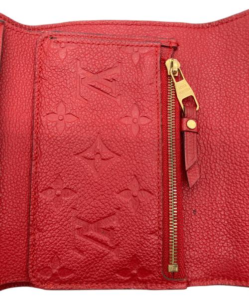 LOUIS VUITTON（ルイ ヴィトン）LOUIS VUITTON (ルイ ヴィトン) ポルトフォイユ・キュリユーズ レッドの古着・服飾アイテム