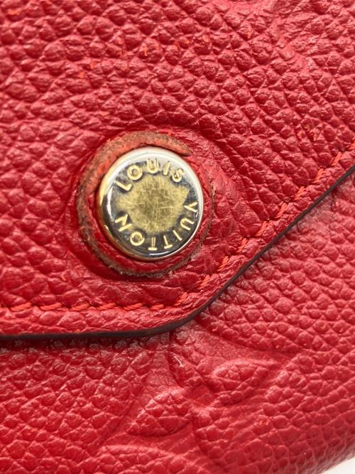 LOUIS VUITTON（ルイ ヴィトン）LOUIS VUITTON (ルイ ヴィトン) ポルトフォイユ・キュリユーズ レッドの古着・服飾アイテム