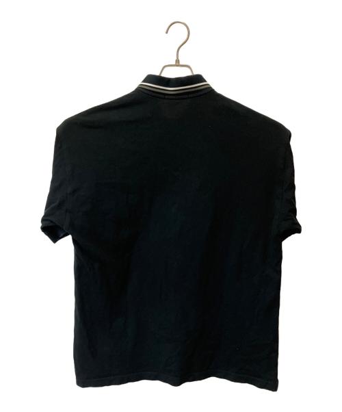 FRED PERRY（フレッドペリー）FRED PERRY (フレッドペリー) BEAMS (ビームス) 別注 オーバーサイズ半袖ポロシャツ ブラック サイズ:Sの古着・服飾アイテム