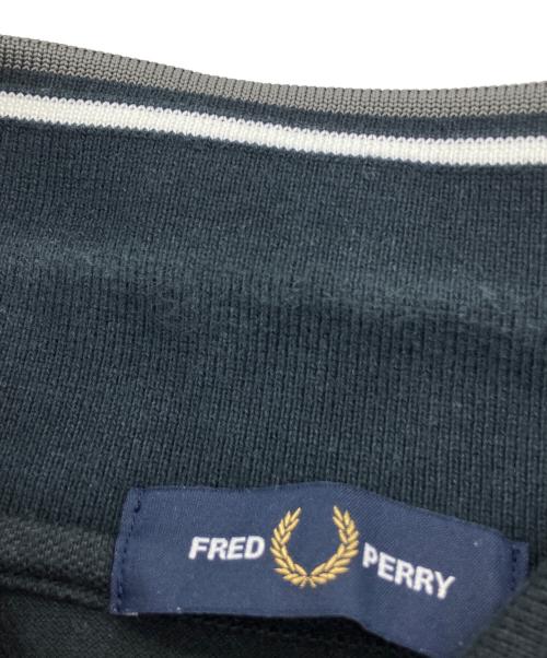 FRED PERRY（フレッドペリー）FRED PERRY (フレッドペリー) BEAMS (ビームス) 別注 オーバーサイズ半袖ポロシャツ ブラック サイズ:Sの古着・服飾アイテム