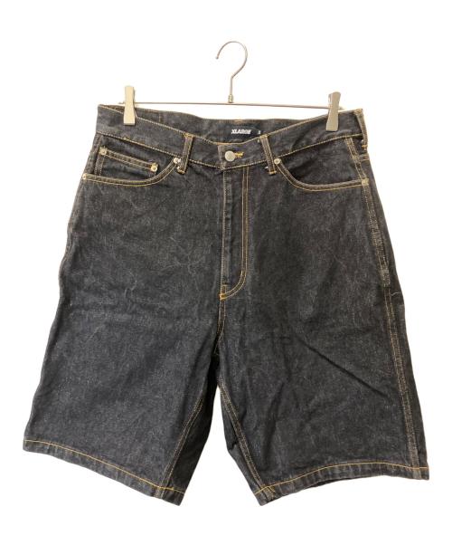 X-LARGE（エクストララージ）X-LARGE (エクストララージ) POLYGON LG DNM SHORT PANTS ブラック サイズ:34の古着・服飾アイテム