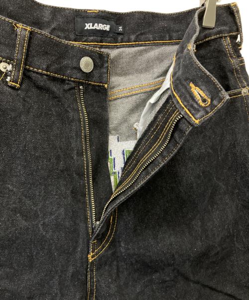 X-LARGE（エクストララージ）X-LARGE (エクストララージ) POLYGON LG DNM SHORT PANTS ブラック サイズ:34の古着・服飾アイテム