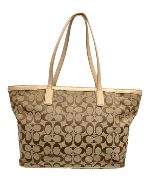 COACH（コーチ）COACH (コーチ) トートバッグ ベージュの古着・服飾アイテム