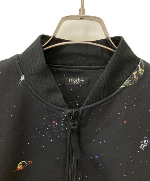 Marble SUD（マーブルシュッド）Marble SUD (マーブルシュッド) ジップアップブルゾン ブラック サイズ:Freeの古着・服飾アイテム