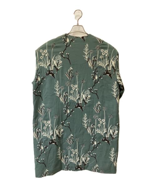 Marble SUD（マーブルシュッド）Marble SUD (マーブルシュッド) ノーカラーコート グリーン サイズ:Freeの古着・服飾アイテム