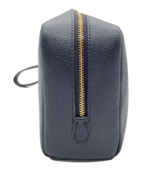 COACH（コーチ）COACH (コーチ) コスメポーチ ネイビーの古着・服飾アイテム