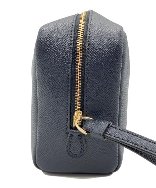 COACH（コーチ）COACH (コーチ) コスメポーチ ネイビーの古着・服飾アイテム