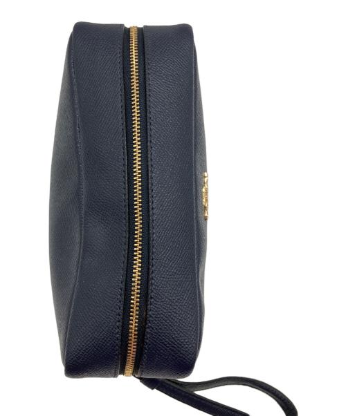 COACH（コーチ）COACH (コーチ) コスメポーチ ネイビーの古着・服飾アイテム
