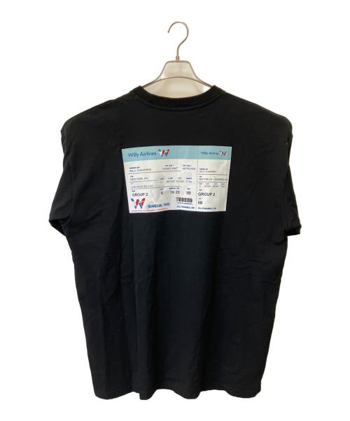 WILLY CHAVARRIA（ウィリーチャバリア）WILLY CHAVARRIA (ウィリーチャバリア) WILLY AIRLINES UPDATED T ブラック サイズ:Lの古着・服飾アイテム