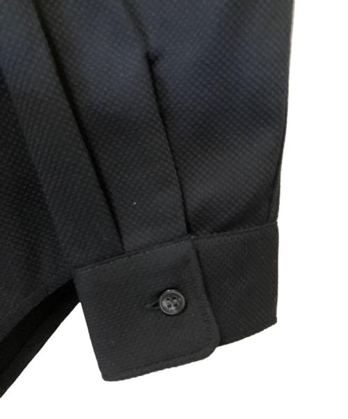 FRED PERRY（フレッドペリー）FRED PERRY (フレッドペリー) Polo Collar Woven Pique Shirt ブラック サイズ:S 未使用品の古着・服飾アイテム