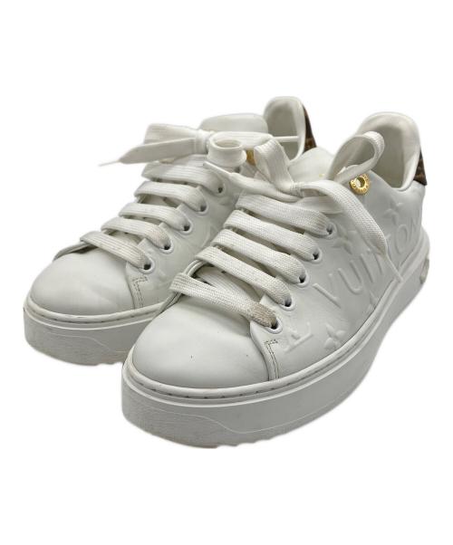 LOUIS VUITTON（ルイ ヴィトン）LOUIS VUITTON (ルイ ヴィトン) タイムアウト・ライン スニーカー ホワイト サイズ:36の古着・服飾アイテム