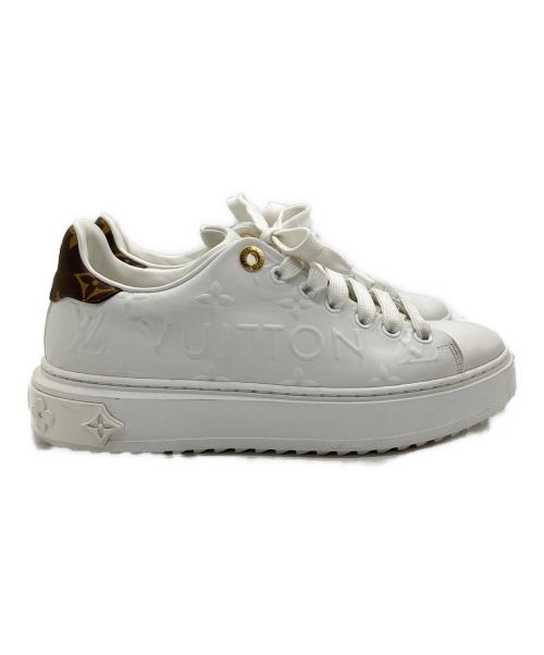 LOUIS VUITTON（ルイ ヴィトン）LOUIS VUITTON (ルイ ヴィトン) タイムアウト・ライン スニーカー ホワイト サイズ:36の古着・服飾アイテム