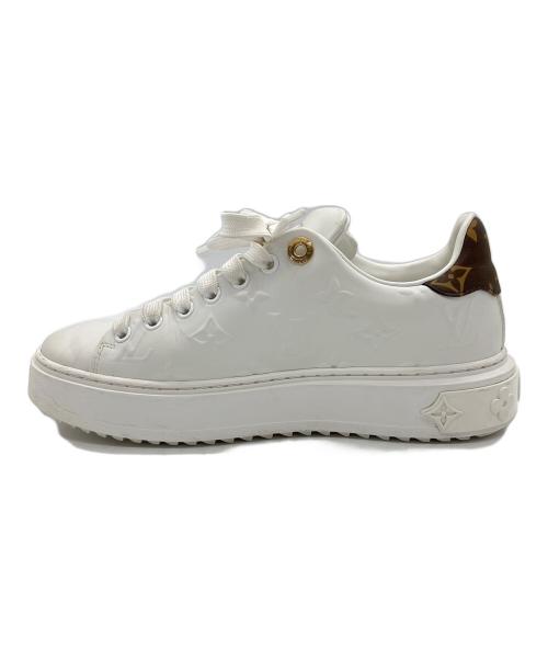 LOUIS VUITTON（ルイ ヴィトン）LOUIS VUITTON (ルイ ヴィトン) タイムアウト・ライン スニーカー ホワイト サイズ:36の古着・服飾アイテム