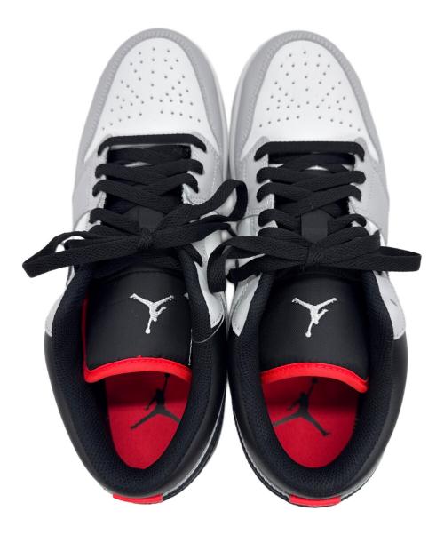 NIKE（ナイキ）NIKE (ナイキ) JORDAN 1 LOW ホワイト×グレー サイズ:28.5cm 未使用品の古着・服飾アイテム