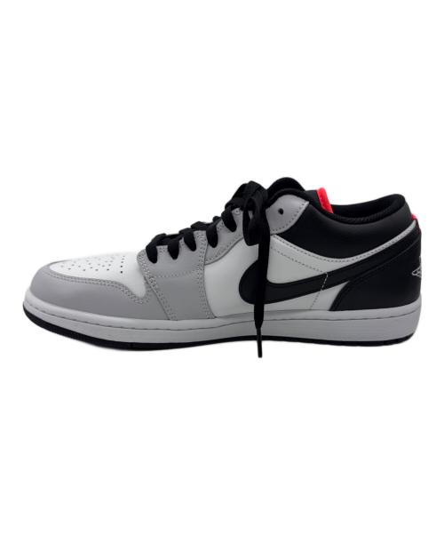 NIKE（ナイキ）NIKE (ナイキ) JORDAN 1 LOW ホワイト×グレー サイズ:28.5cm 未使用品の古着・服飾アイテム