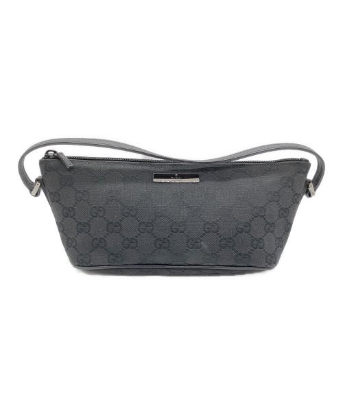 GUCCI（グッチ）GUCCI (グッチ) アクセサリーポーチ ブラックの古着・服飾アイテム