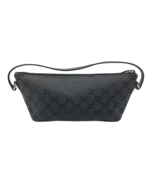 GUCCI（グッチ）GUCCI (グッチ) アクセサリーポーチ ブラックの古着・服飾アイテム