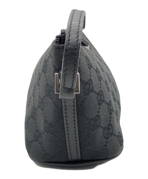 GUCCI（グッチ）GUCCI (グッチ) アクセサリーポーチ ブラックの古着・服飾アイテム