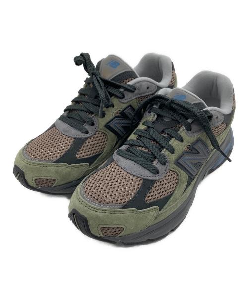 NEW BALANCE（ニューバランス）NEW BALANCE (ニューバランス) スニーカー ブラウン×オリーブ サイズ:26cm 未使用品の古着・服飾アイテム