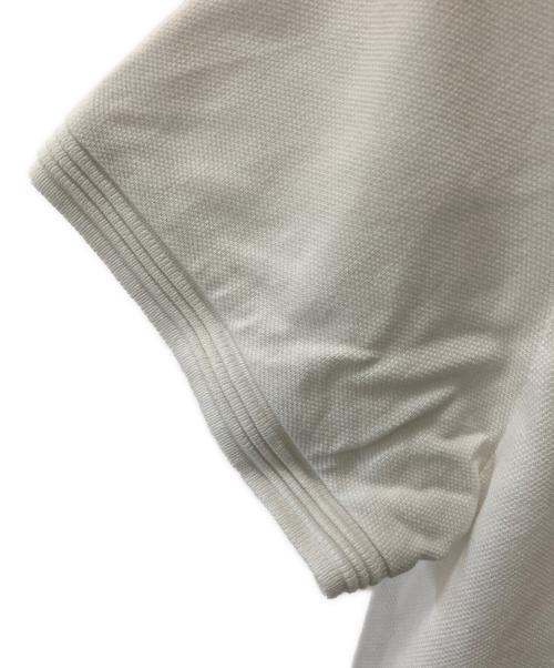 MONCLER（モンクレール）MONCLER (モンクレール) ポロシャツ ホワイト サイズ:Mの古着・服飾アイテム