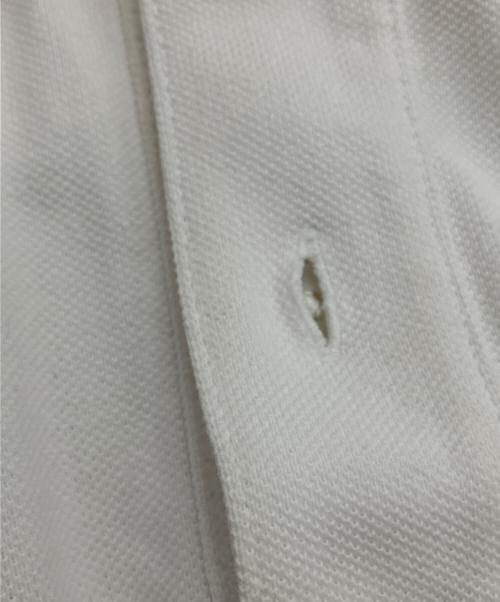 MONCLER（モンクレール）MONCLER (モンクレール) ポロシャツ ホワイト サイズ:Mの古着・服飾アイテム