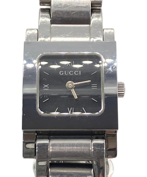 GUCCI（グッチ）GUCCI (グッチ) リストウォッチ ブラックの古着・服飾アイテム