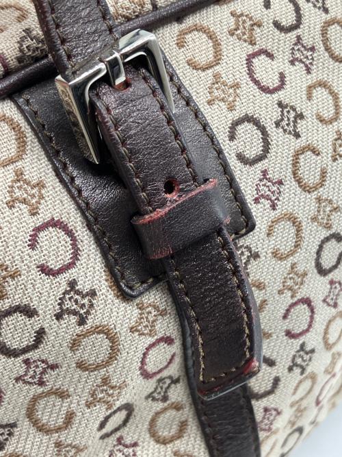 CELINE（セリーヌ）CELINE (セリーヌ) ハンドバッグ ベージュ×ブラウンの古着・服飾アイテム