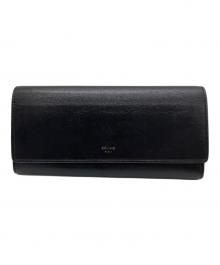 CELINE（セリーヌ）の古着「長財布　フラップ マルチファンクション」｜ブラック