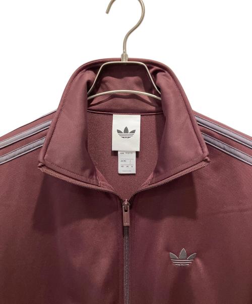 adidas（アディダス）adidas (アディダス) トラックジャケット バーガンディー サイズ:Sの古着・服飾アイテム