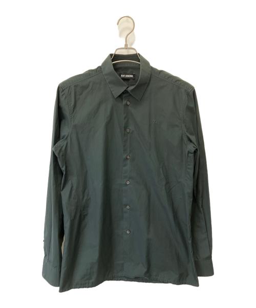 RAF SIMONS（ラフシモンズ）RAF SIMONS (ラフシモンズ) コットンシャツ グリーン サイズ:48の古着・服飾アイテム