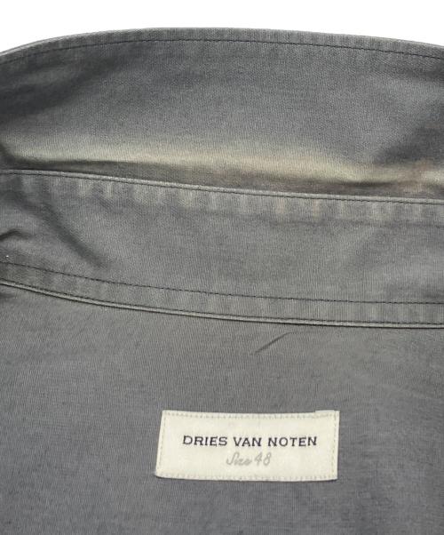 DRIES VAN NOTEN（ドリスヴァンノッテン）DRIES VAN NOTEN (ドリスヴァンノッテン) コットンシャツ グレー サイズ:48の古着・服飾アイテム
