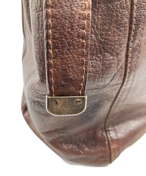 genten（ゲンテン）genten (ゲンテン) レザートートバッグ ブラウンの古着・服飾アイテム